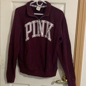 VS PINK quarter zip